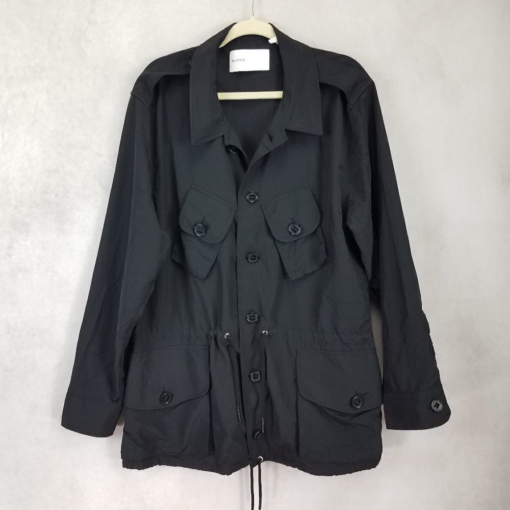 BLDWN Size XL Shore Lightweight Utility Jacket in Black $368